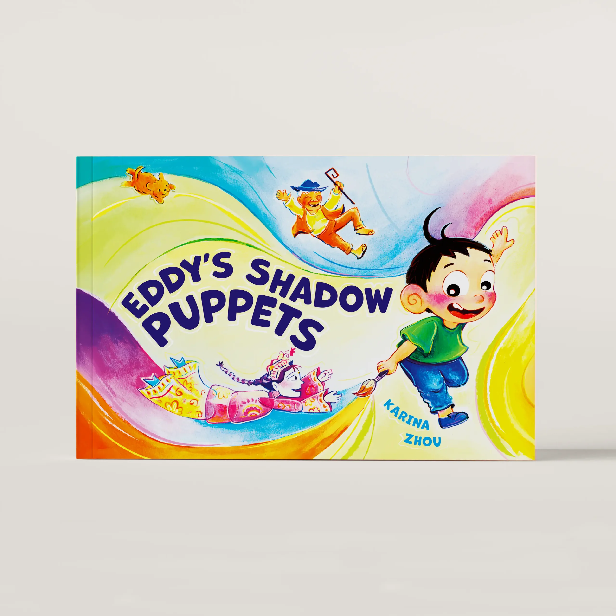 Eddy's Shadow Puppets kids book cover