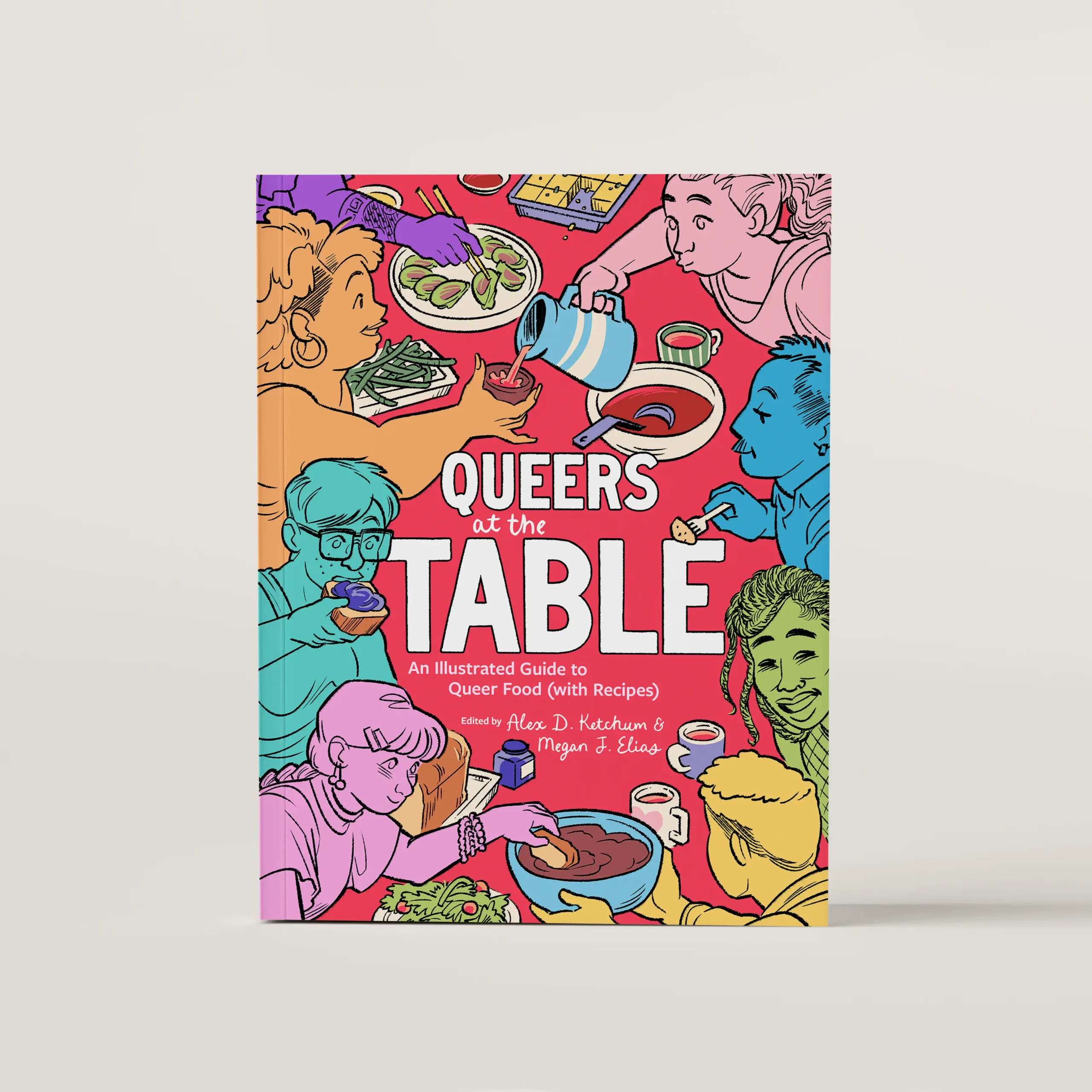 Queers at the table cover design